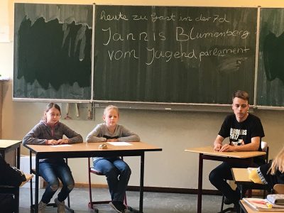 7d: Jannis Blumenberg berichtet aus dem Jugendparlament
