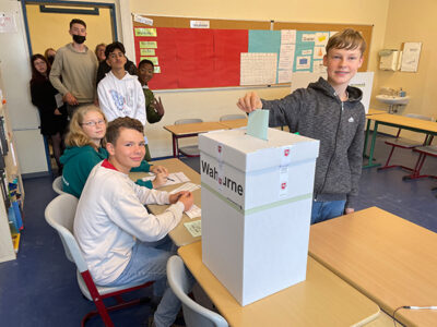 Schüler:innen wählen Landtag