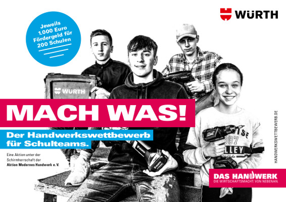 „Mach was“: Handwerkswettbewerb